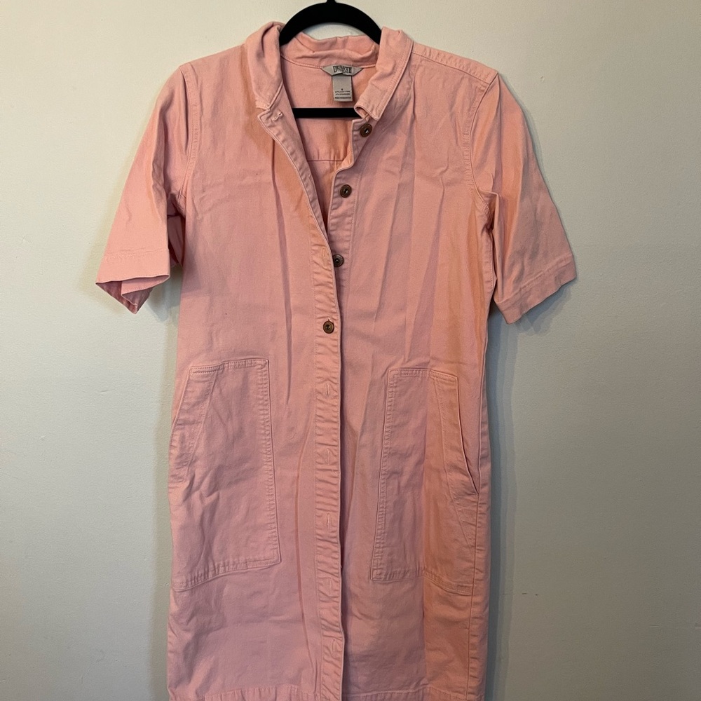 Duluth Trading Co Pink Short Sleeve Shirt